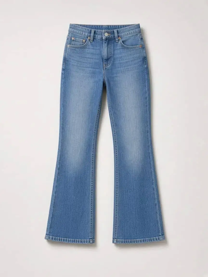 Fallow Crop Flare Jean product photography