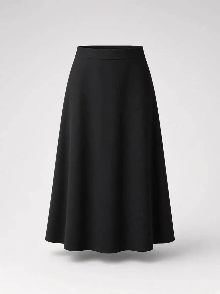 Windrow Midi Skirt product photography