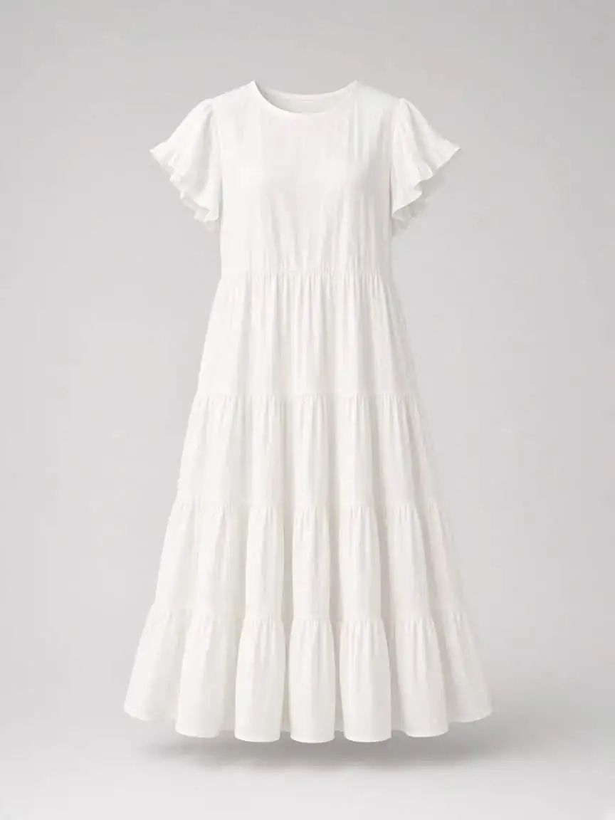 Ridgeway Tiered Dress product photography