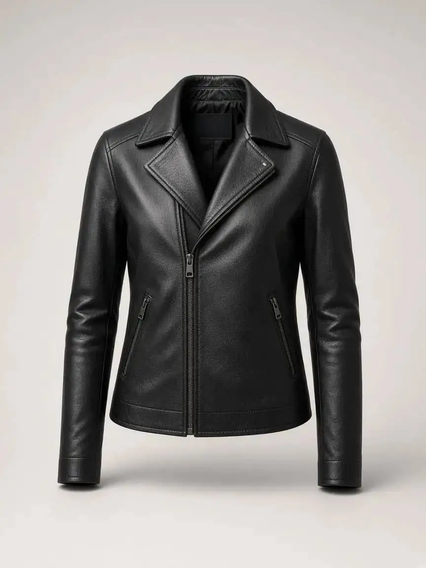Fellside Leather Jacket product photography