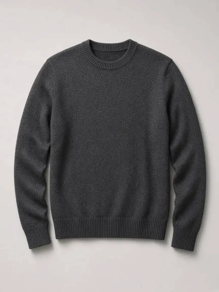 Harborlane Merino Crew product photography