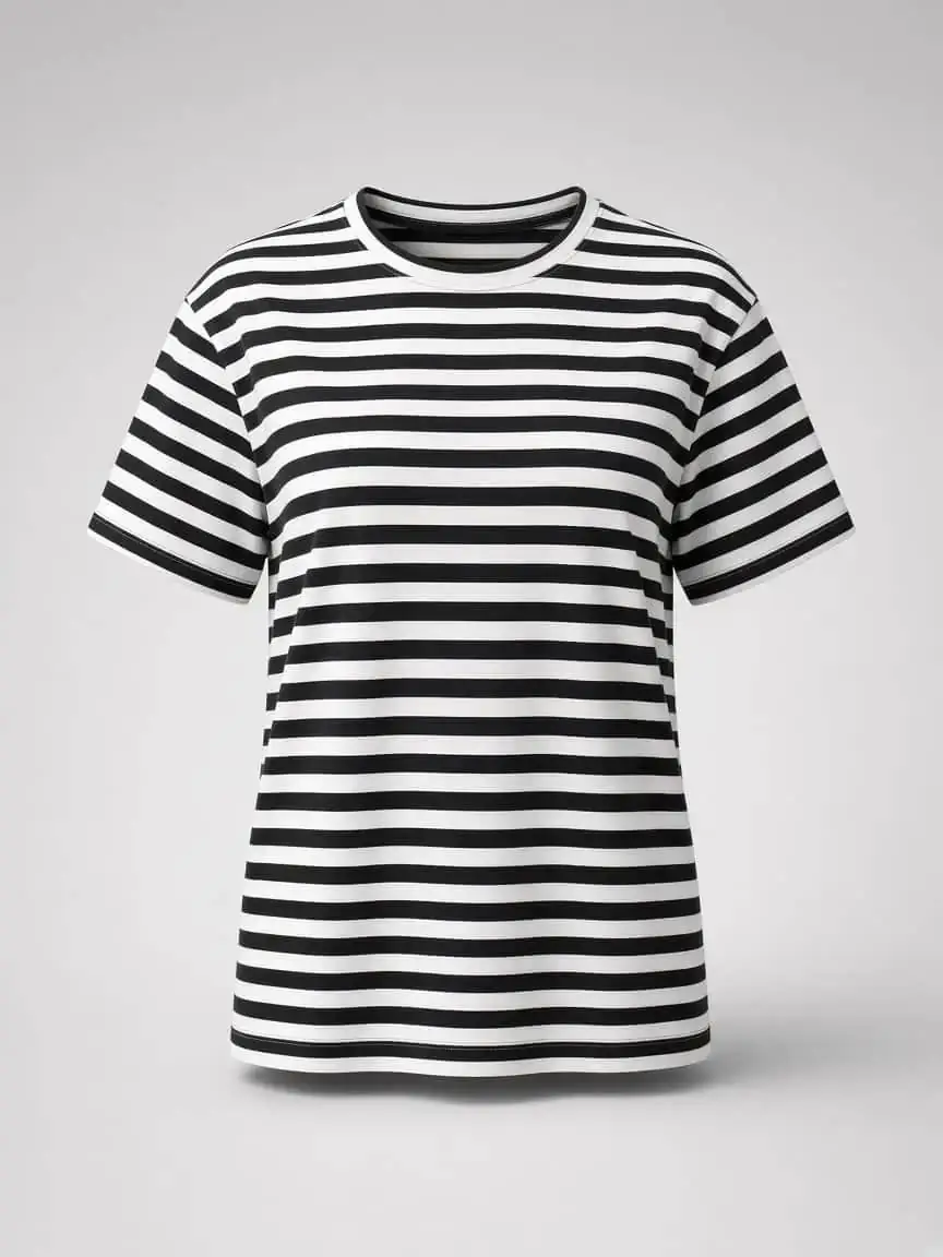 Orchard Stripe Tee product photography
